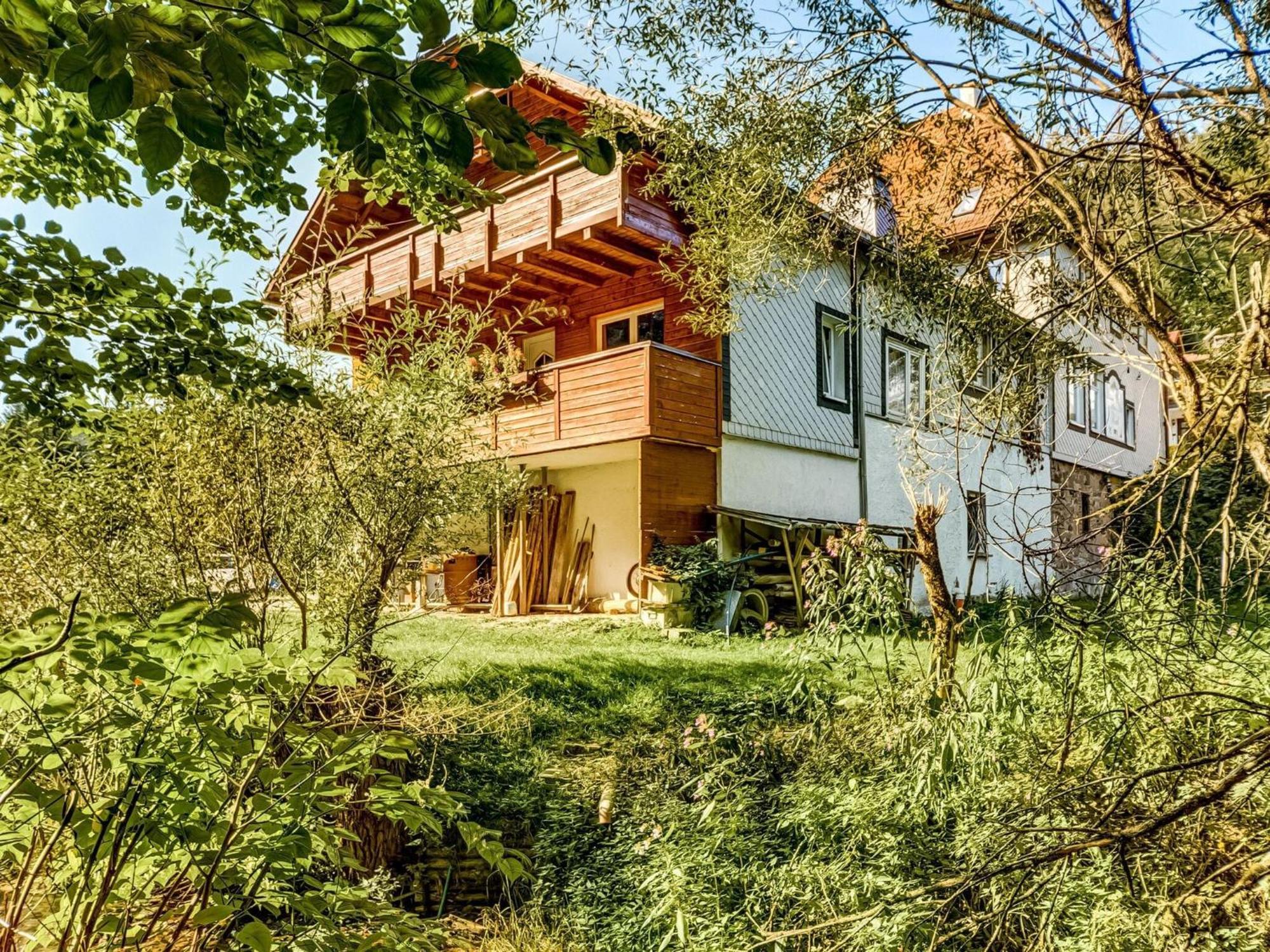 Apartment Thuringian Forest With Balcony Gießübel Exterior foto